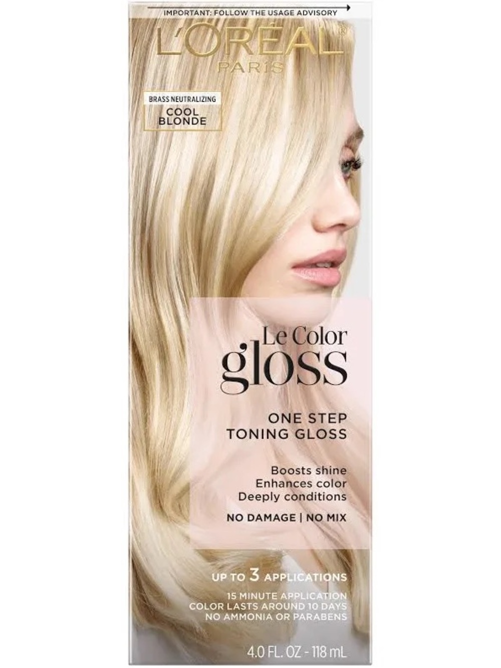 L'Oreal Le Color Gloss Cool Blonde Toner